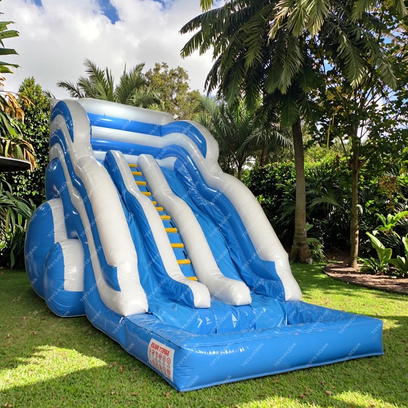 Kids Outdoor Inflatable Water Slide - Op maat gemaakte goedkope kinder-waterglijbaan voor