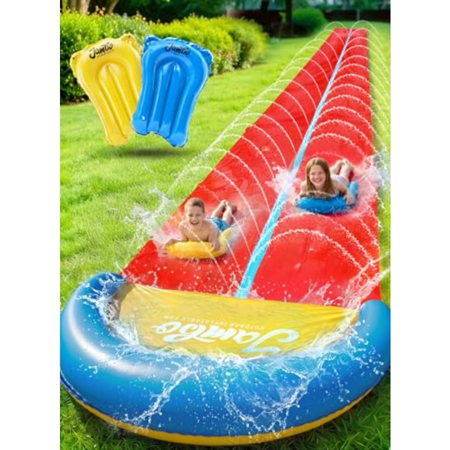 Kids Outdoor Inflatable Water Slide - Buitenwaterspeeltuin voor kinderen: extra sterke PVC,