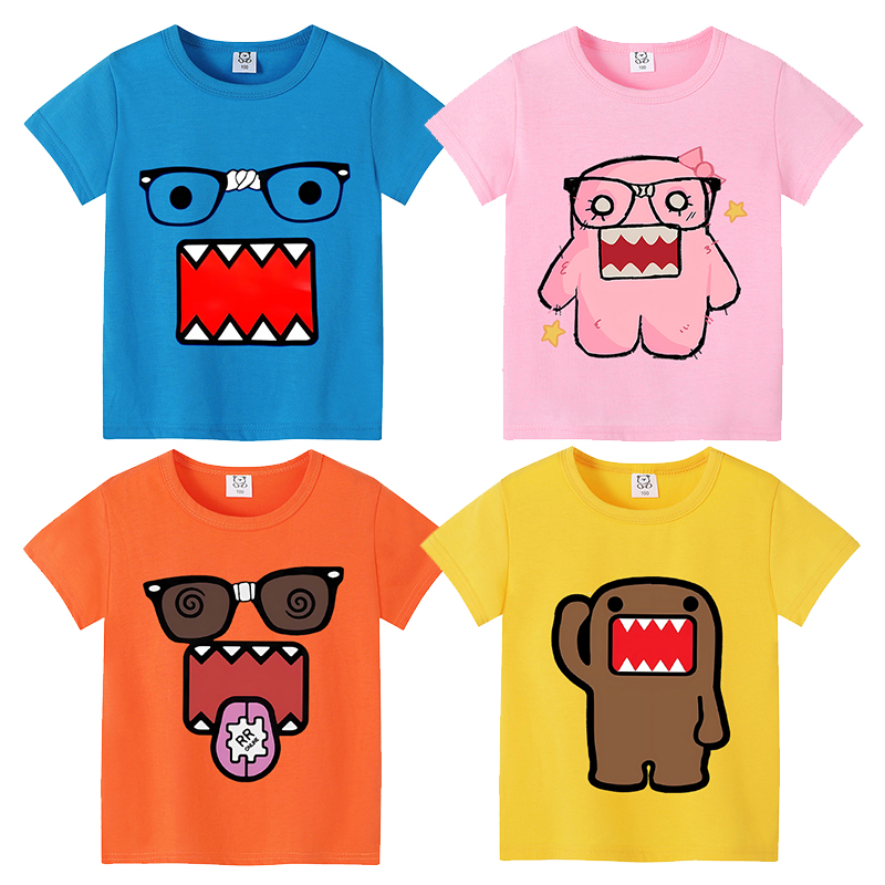Kids Outdoor Wear - Leuke Domos Kuns korte mouw cartoon