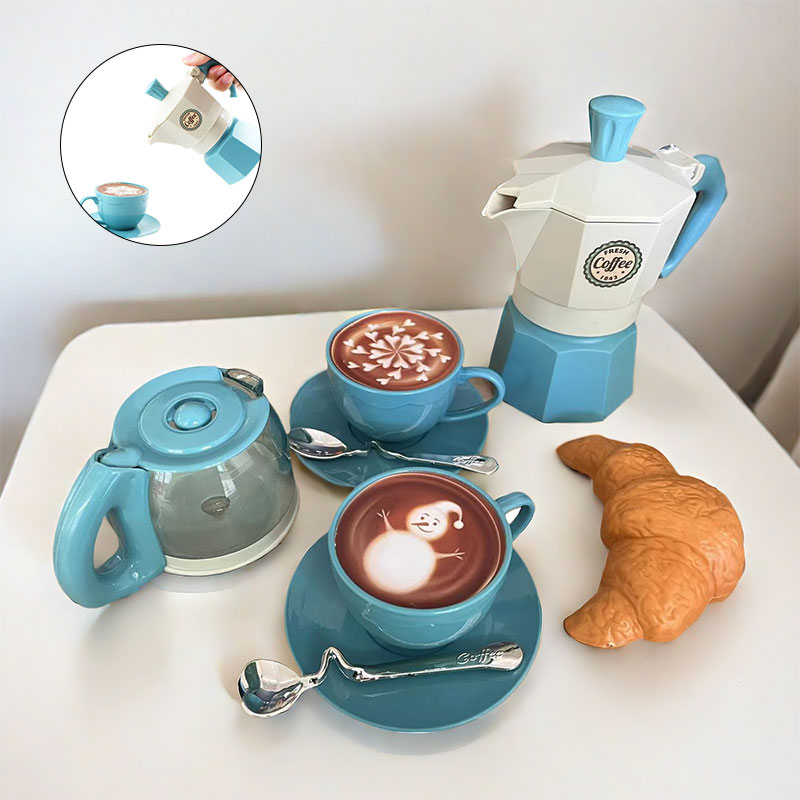 Kids Outdoor House Accessories - 4/11-delige speelset simulatie koffieservies speelgoed voor
