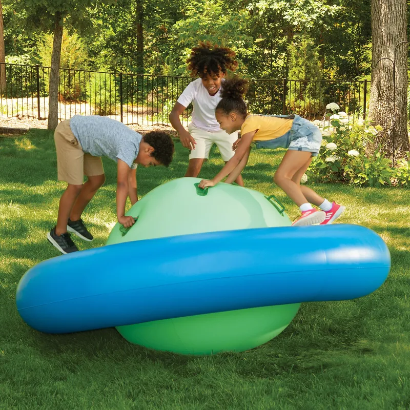 Kids Outdoor Lawn Chair - Grote opblaasbare schommelstoel voor kinderen, verdikt