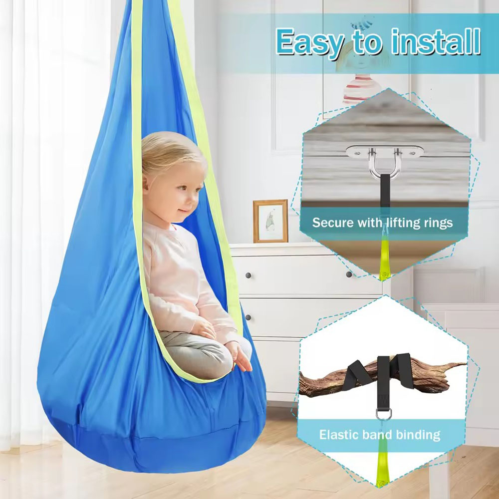 Kinderpod-schommelstoel Nylon  - Kids Outdoor Lawn Chair recensie en prijs