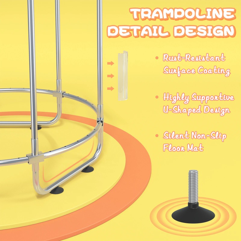 5FT Trampoline voor peuters, 8 - Kids Outdoor Hammock recensie en prijs