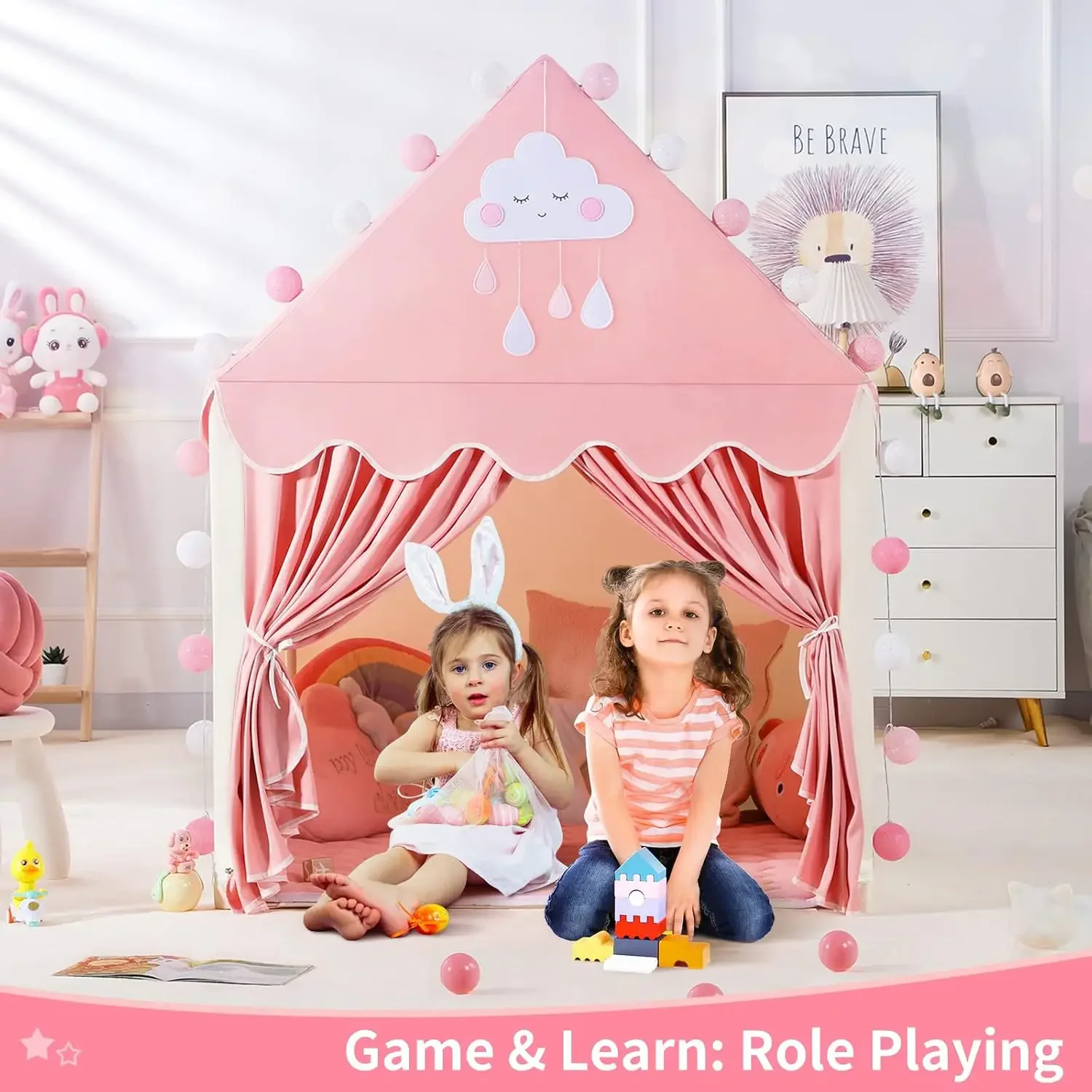 Kinderen spelen tent prinses k - Kids Outdoor House Accessories recensie en prijs