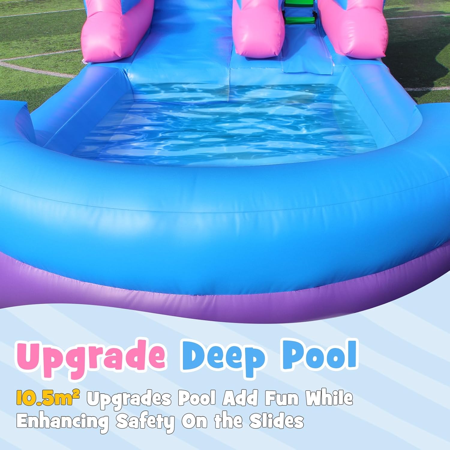 26,2 FT zware, opblaasbare wat - Kids Outdoor Inflatable Water Slide recensie en prijs
