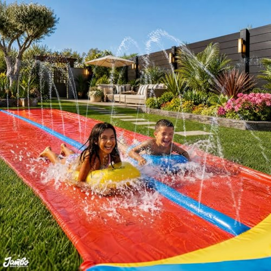 Buitenwaterspeeltuin voor kind - Kids Outdoor Inflatable Water Slide recensie en prijs