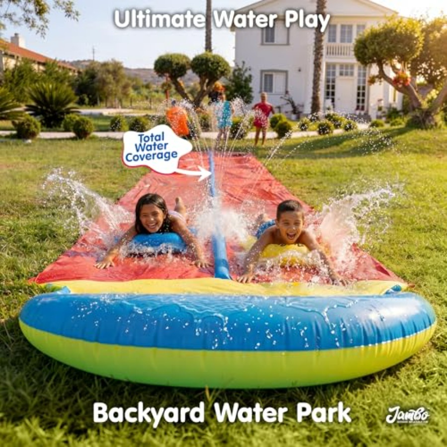 Buitenwaterspeeltuin voor kind - Kids Outdoor Inflatable Water Slide recensie en prijs