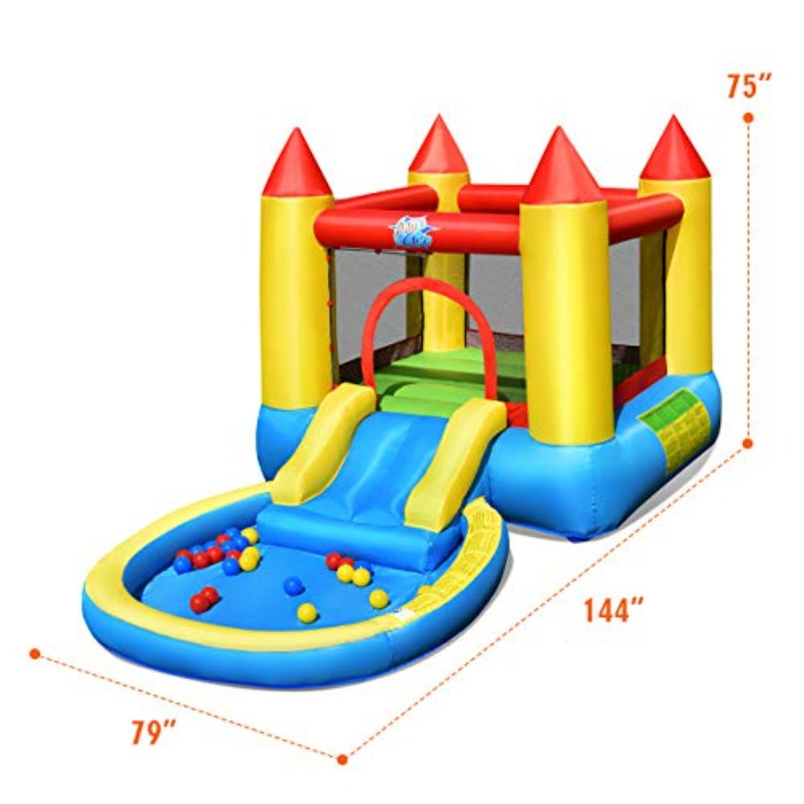 Opblaasbare springkasteel voor - Kids Outdoor Inflatable Water Slide recensie en prijs