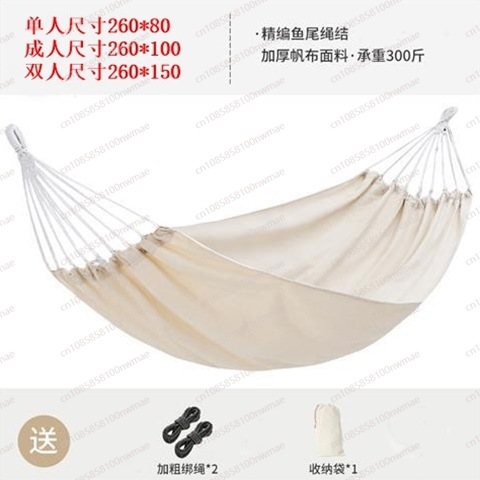 Dubbele canvas plakloze enkele - Kids Outdoor Hammock recensie en prijs
