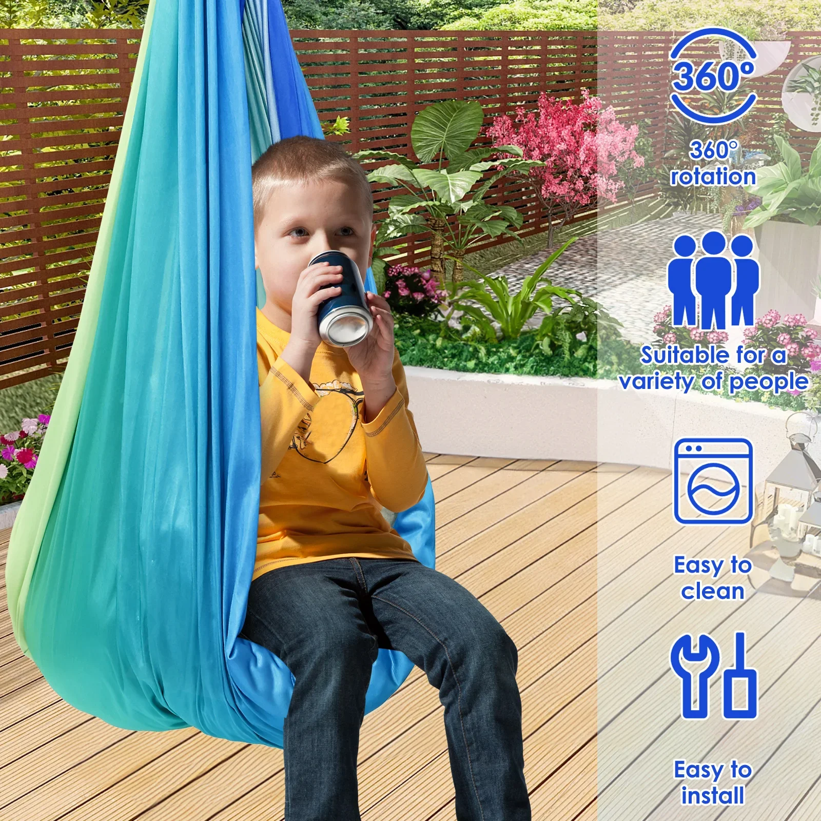 Zintuiglijke schommel Comforta - Kids Outdoor Hammock recensie en prijs