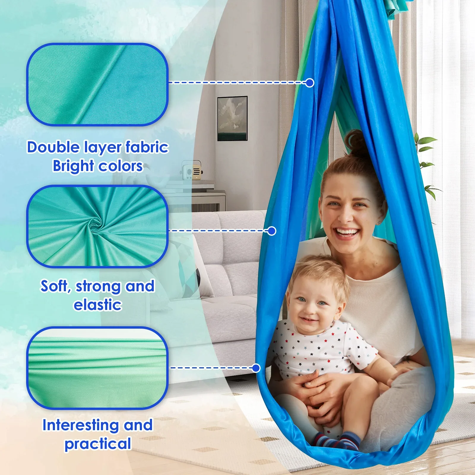 Zintuiglijke schommel Comforta - Kids Outdoor Hammock recensie en prijs