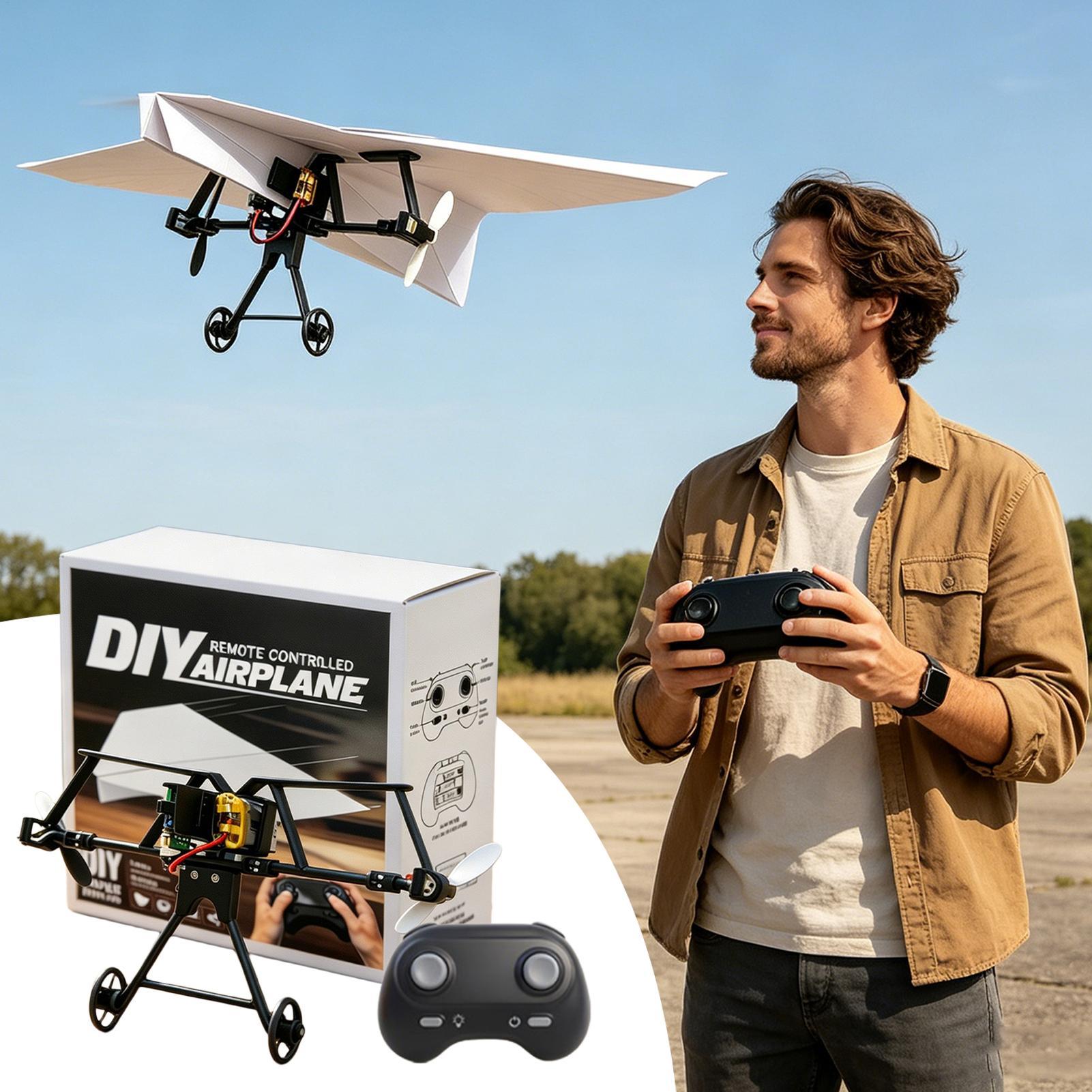 DIY RC Papieren Vliegtuig Kit  - Kids Outdoor Toys recensie en prijs