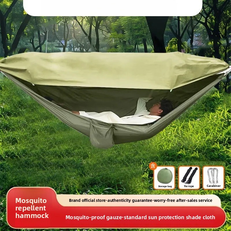 Mesh hangmat met muggennet, op - Kids Outdoor Hammock recensie en prijs
