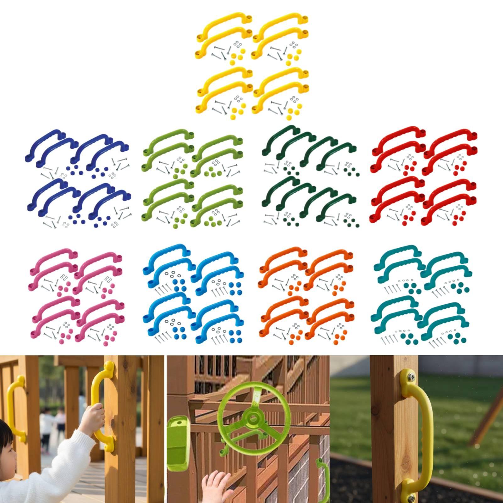 8 stuks klimhandgrepen buitens - Kids Outdoor House Accessories recensie en prijs
