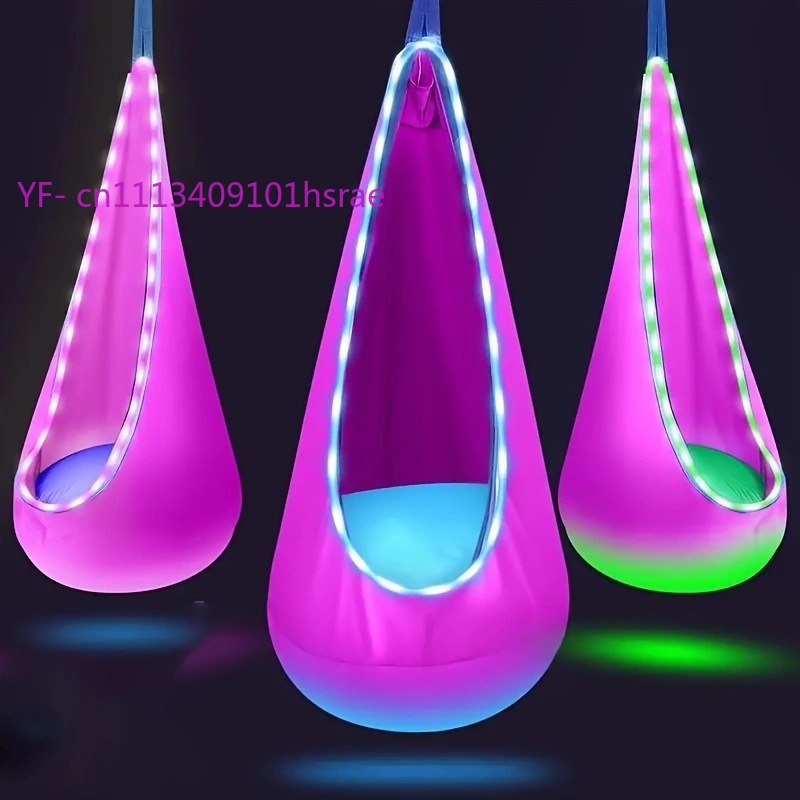 Gloeiende LED opblaasbare hang - Kids Outdoor Hammock recensie en prijs