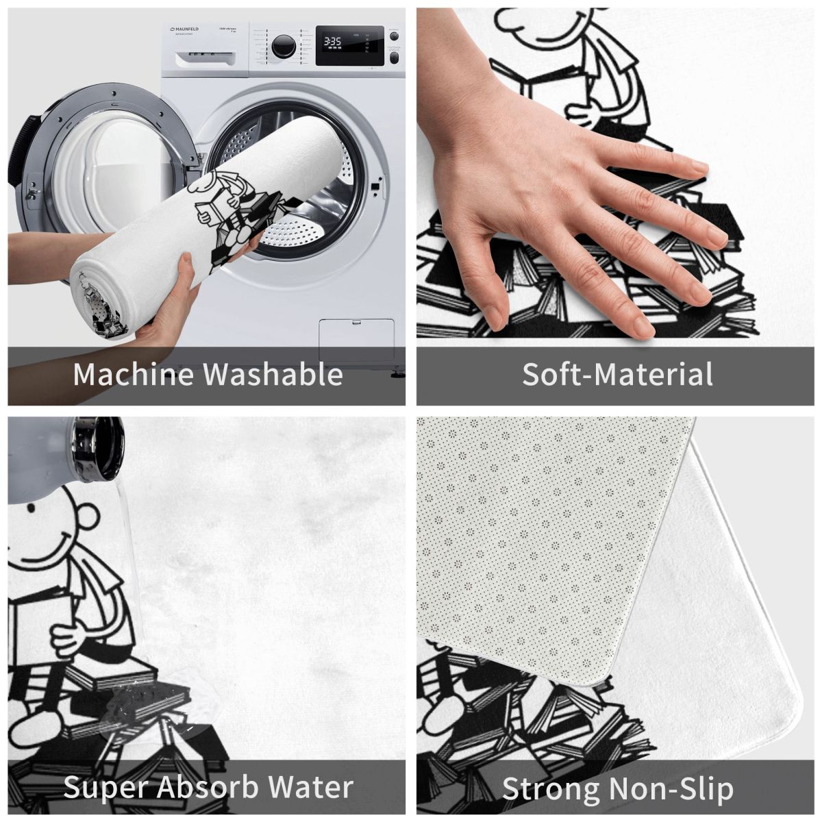 Diary Of A Wimpy Kid Antislip  - Kids Outdoor Mat Waterproof recensie en prijs
