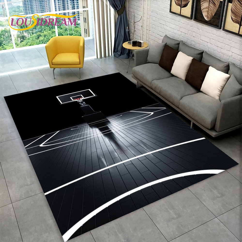 3d Basketbal Cour Cartoon Area - Kids Outdoor Mat Waterproof recensie en prijs