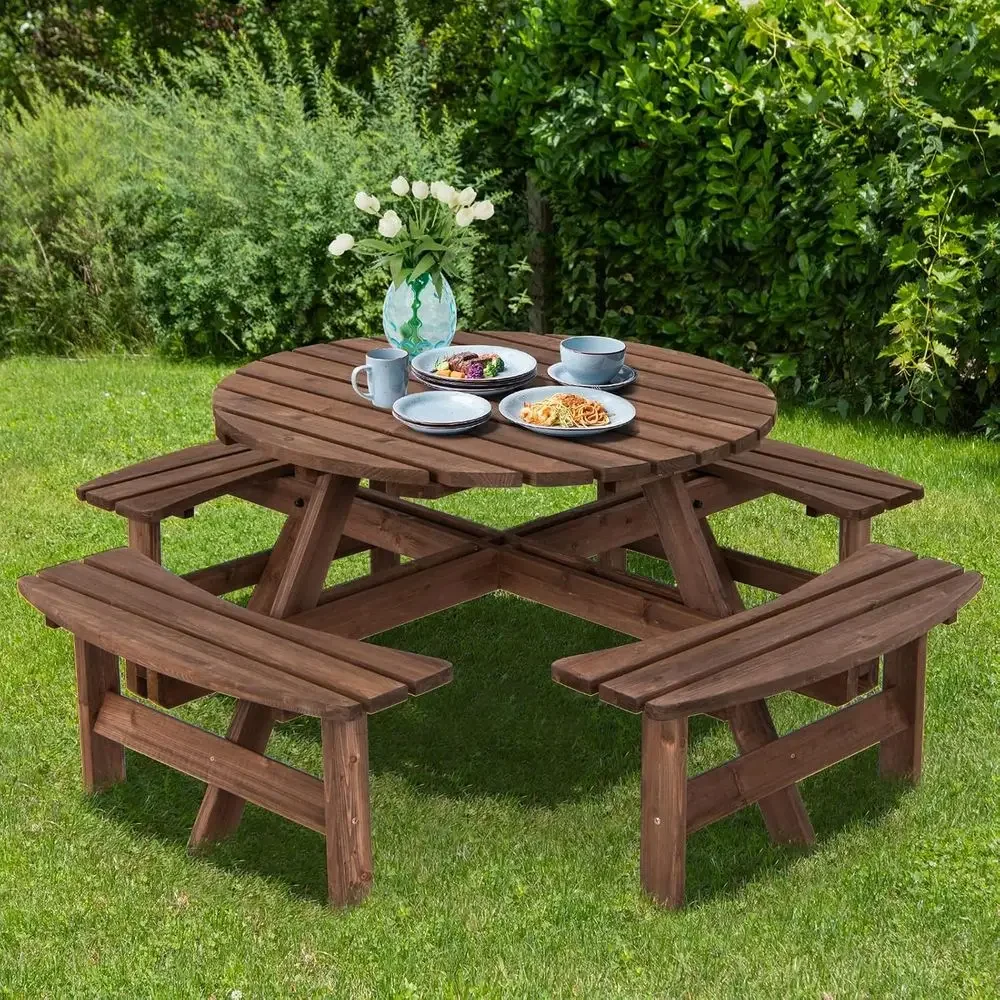 Houten picknicktafelset met ho - Kids Outdoor Bench With Umbrella recensie en prijs