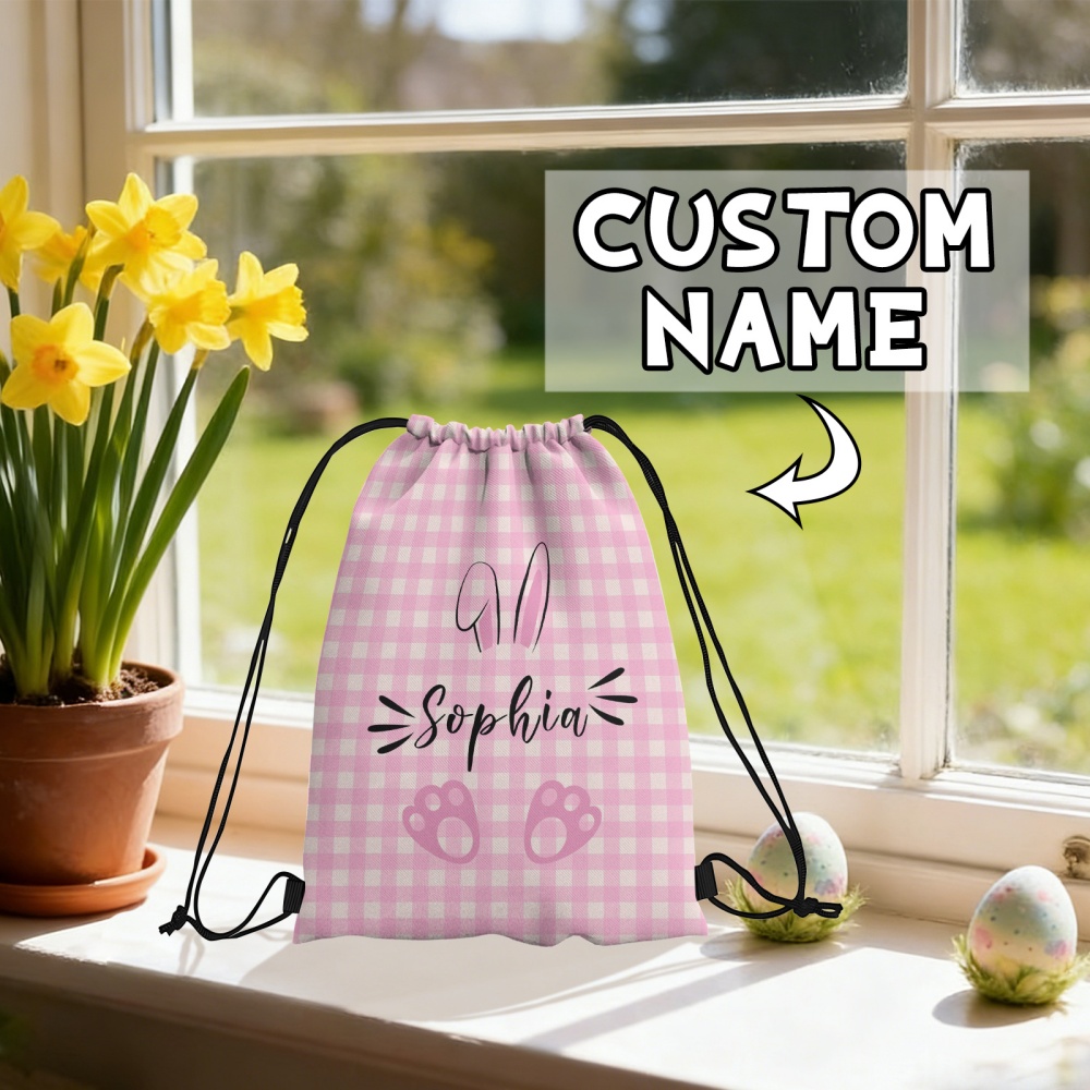 Gepersonaliseerde paashaas rug - Kids Outdoor Easter Gifts recensie en prijs